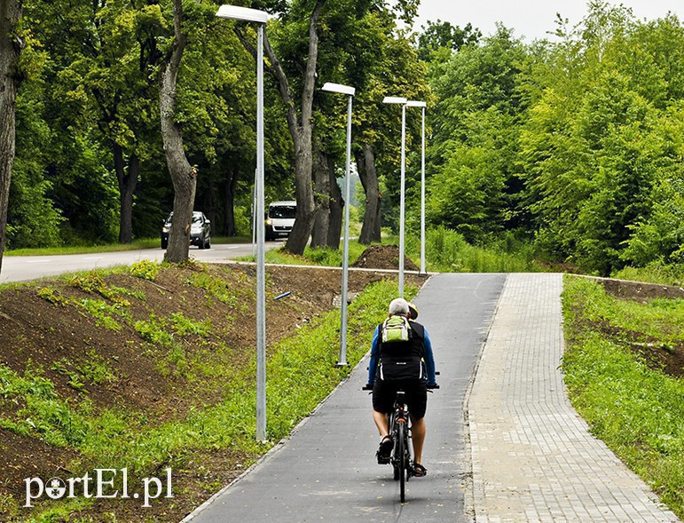 Elbląg, We wrześniu na rowerze będzie można bezpiecznie dojechać ścieżką aż do Krasnego Lasu