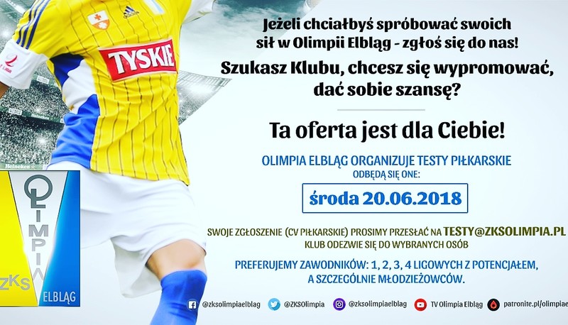 Elbląg, (graf. ZKS Olimpia Elbląg)