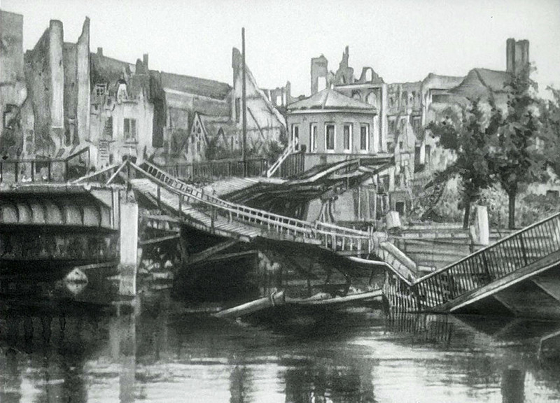 Elbląg, Ruiny powojennego Elbląga