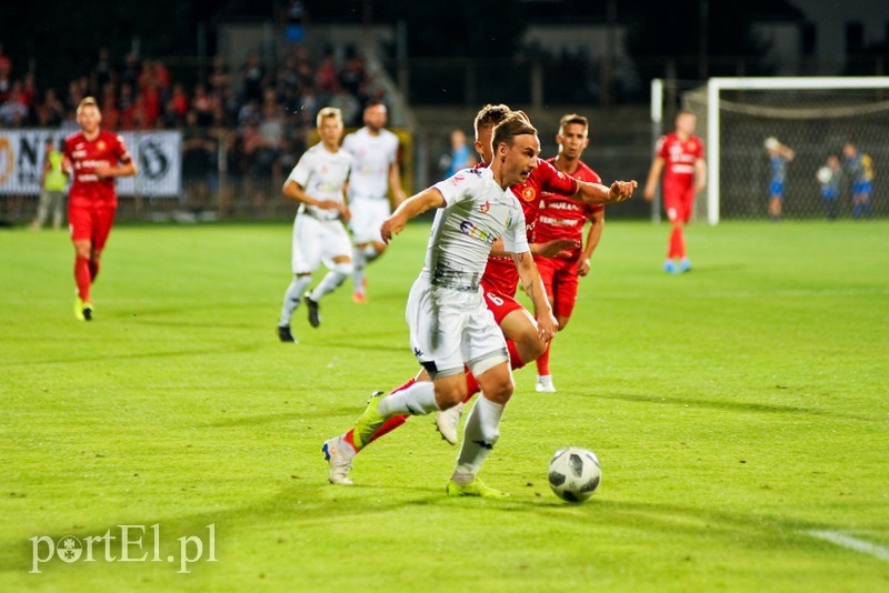Elbląg, Damian Szuprytowski zanotował kolejną asystę w meczu z Widzewem