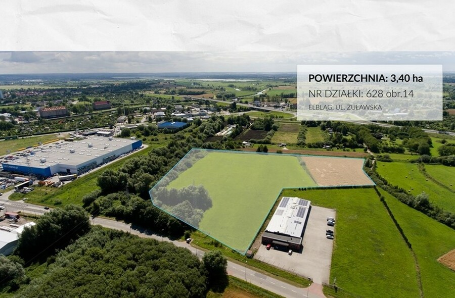 Elbląg, Teren inwestycyjny przy ulicy Żuławskiej