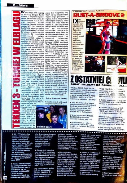 Elbląg, Turniej Tekkena 3 w Elblągu relacjonował w marcu 1999 magazyn Neo Plus.