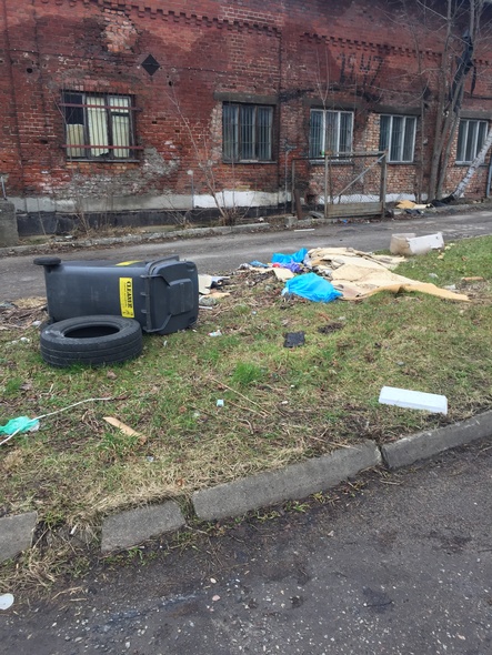 Elbląg, Teren w lutym 2022,