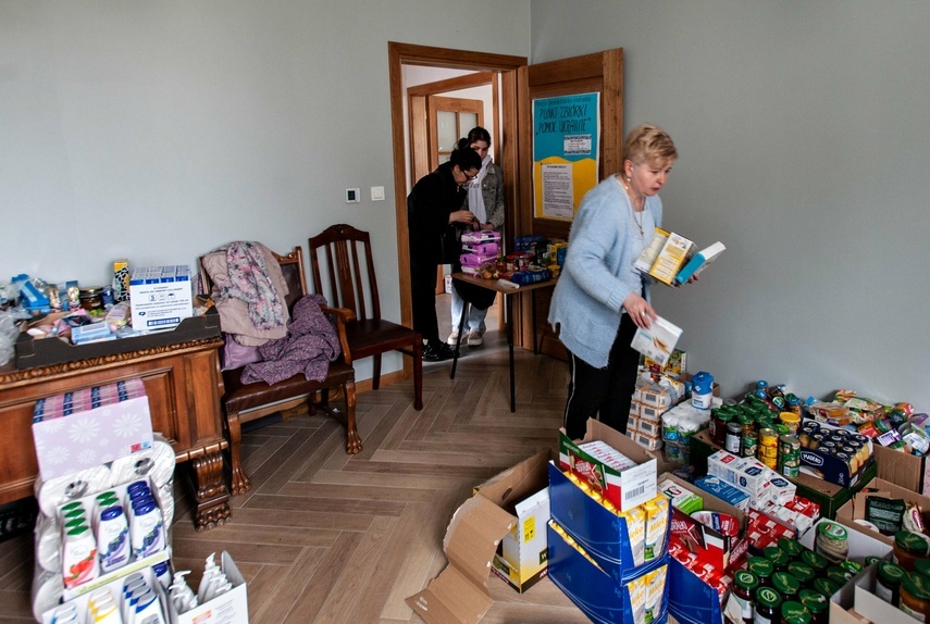 Elbląg, Punkt pomocowy przy cerkwi przy ul. Traugutta.