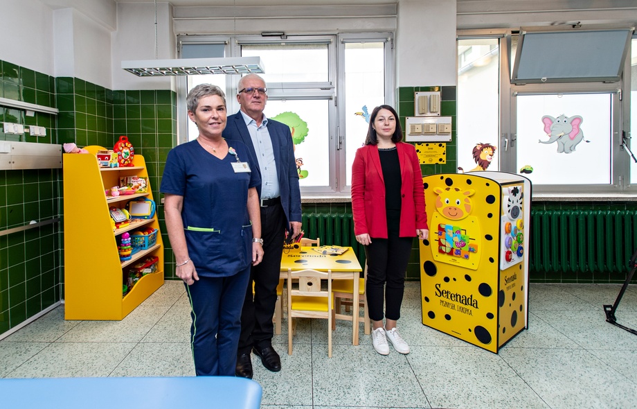 Od lewej Bożena Ropelewska, Marek Kalinowski, Aneta Mostowiec.