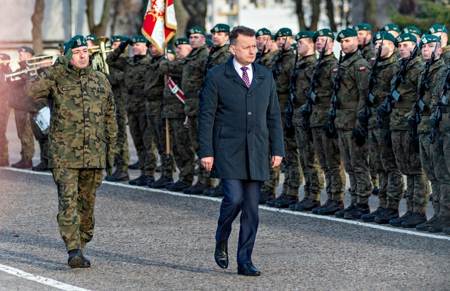Elbląg, Mariusz Błaszczak w Elblągu: „Nasycamy wojskiem polskim wschodnią część naszego kraju”