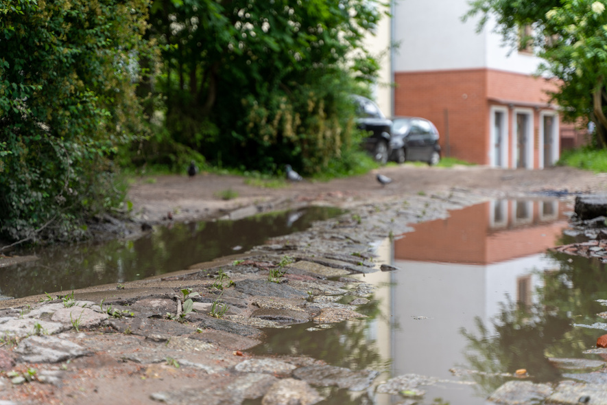 Elbląg, Długa droga do remontu drogi