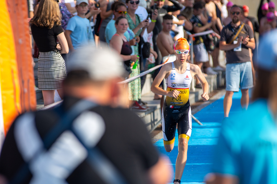 Elbląg, Pływacy rywalizowali w rzece Elbląg