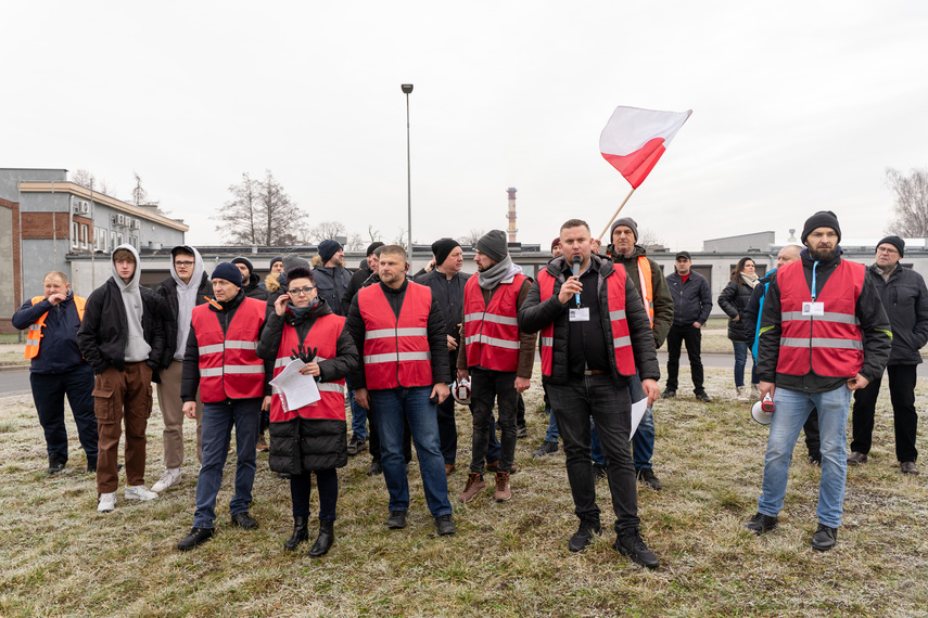 Elbląg, Początek protestu rolników,