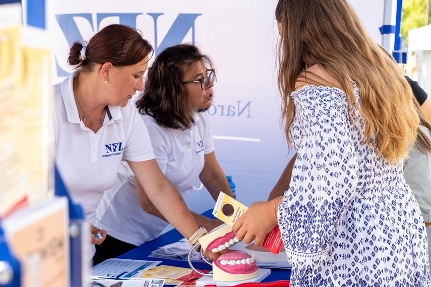 Elbląg, Organizatorzy pikniku przekonywali elblążan do prowadzenia zdrowego trybu życia