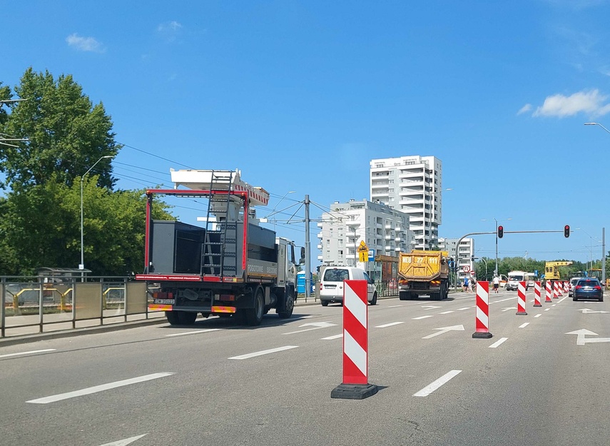 Elbląg, Trwa remont torów na granicy Zawady z Nad Jarem