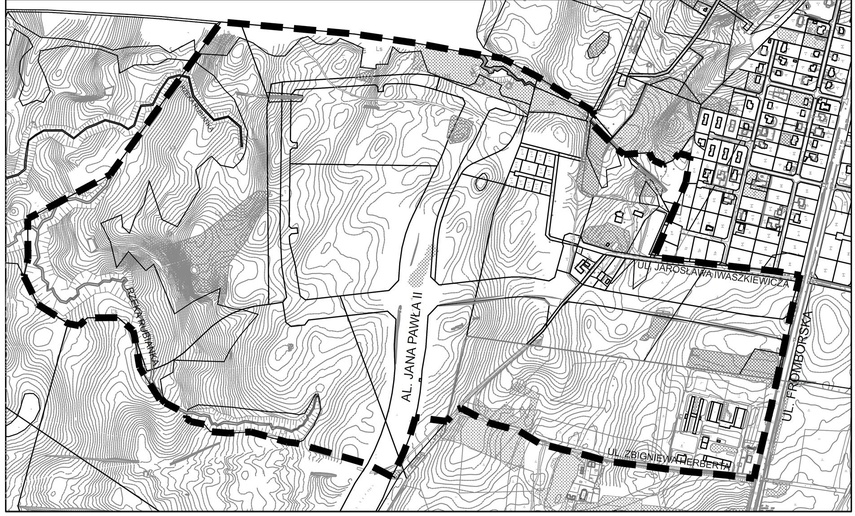Elbląg, Teren objęty nowym planem zagospodarowania przezestrzennego (mat. UM elbląg)