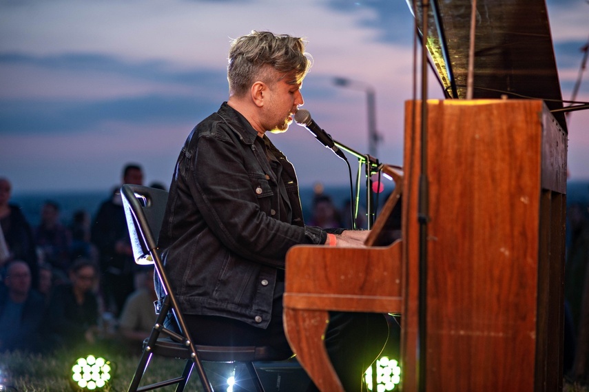 Elbląg, Łukasz Lach i koncert na Górze Chrobrego. Elbląg, Łukasz Lach i koncert na Górze Chrobrego.