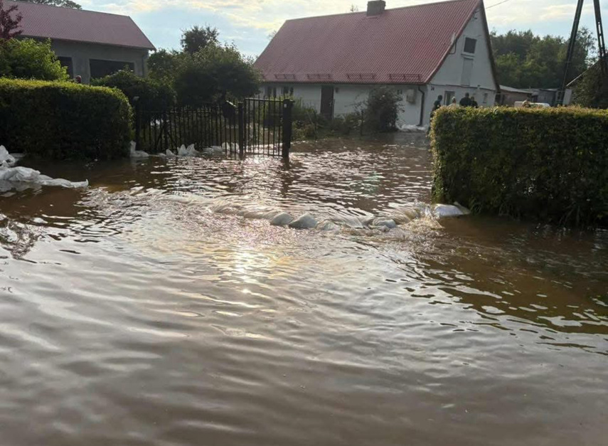Elbląg, Zalania w Stegnach, gmina Pasłęk, Elbląg, Zalania w Stegnach, gmina Pasłęk,