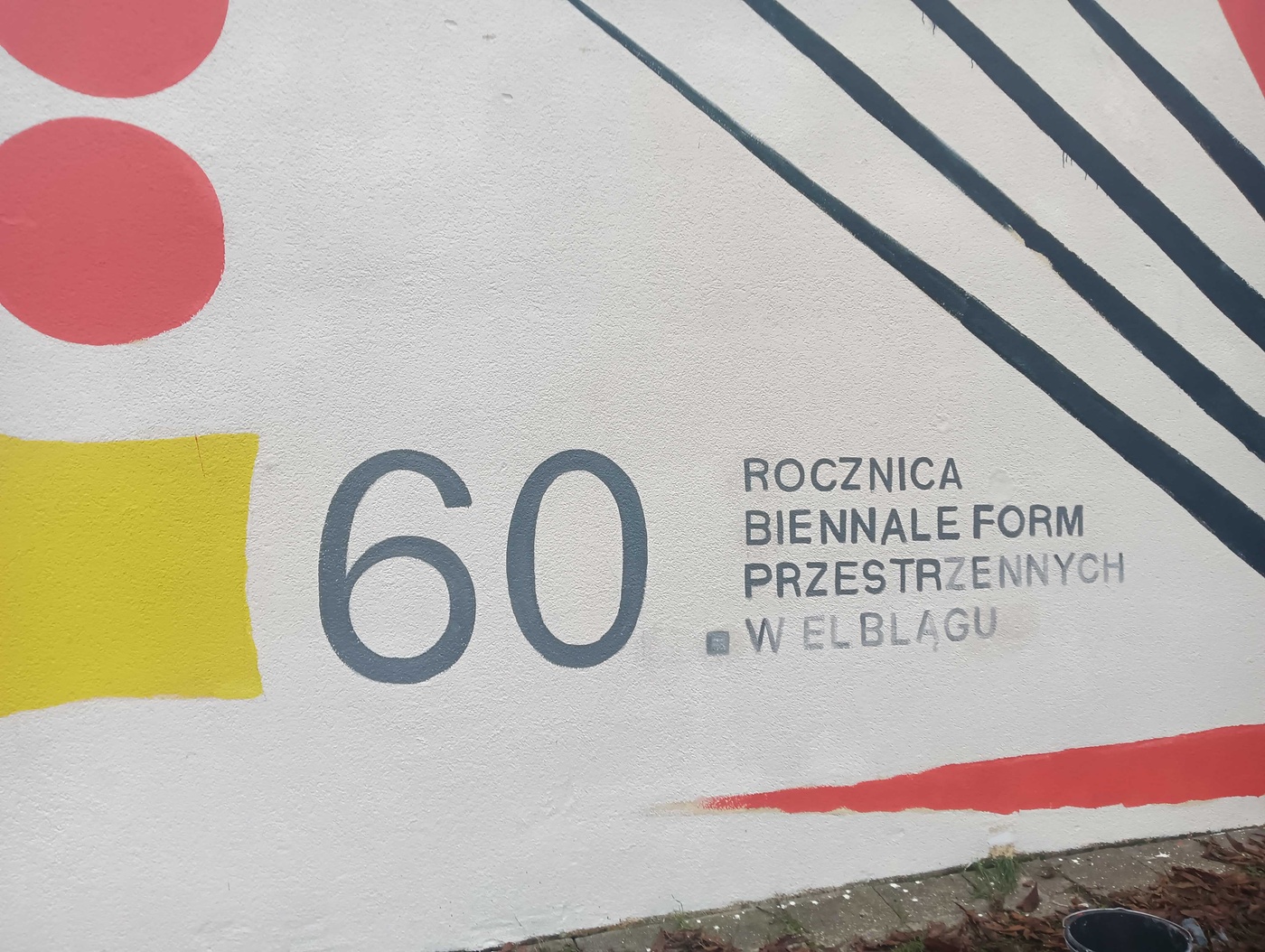 Elbląg, Mural na jubileusz prawie gotowy