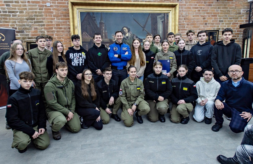 Elbląg, Polski astronauta spotkał się z młodzieżą
