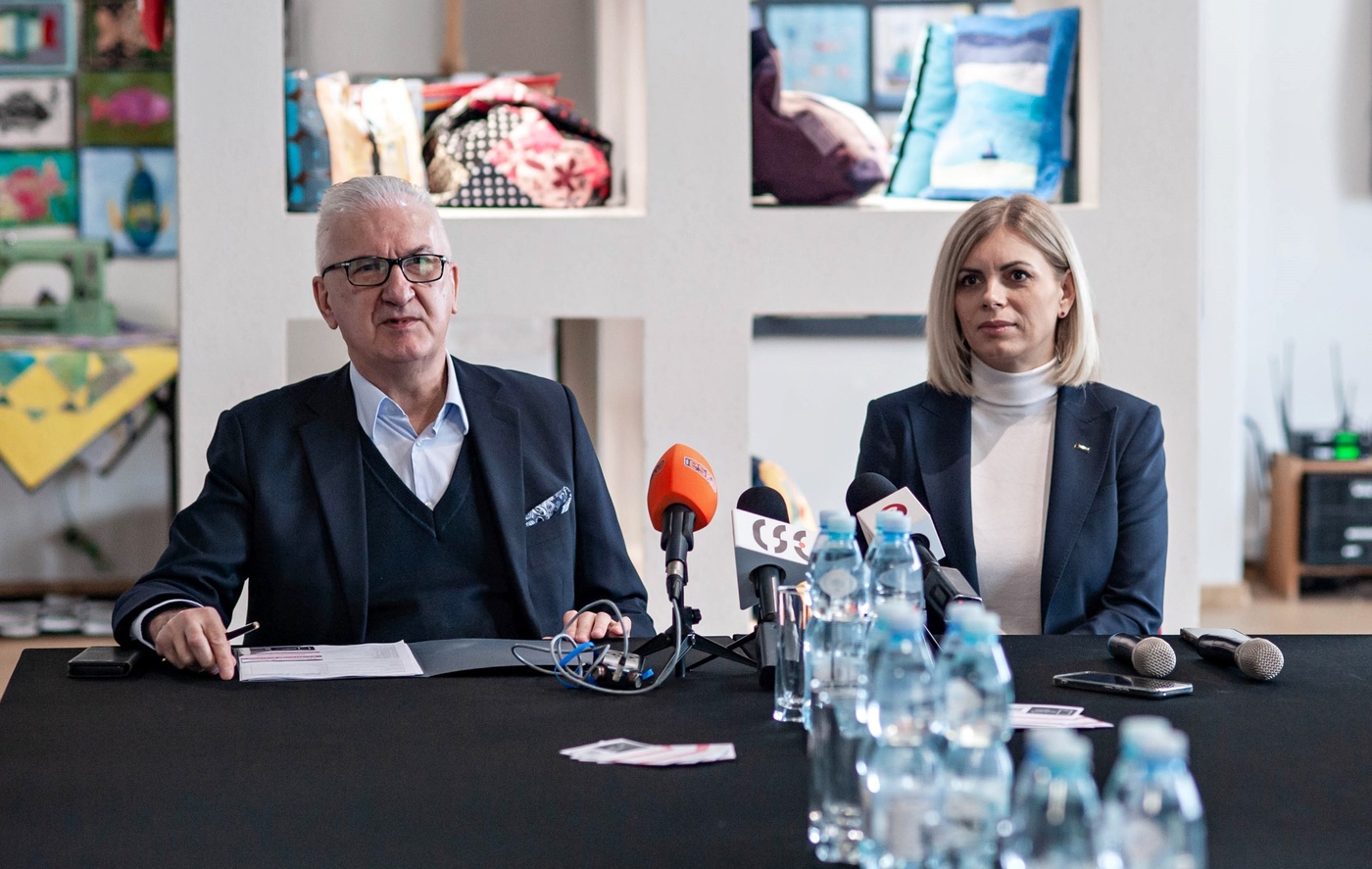 Elbląg, Anntoni Czyżyk, dyr. ŚwiatowŚwiatowida i Magadalena Czarnocka-Kaptur, z-ca dyr. Światowida