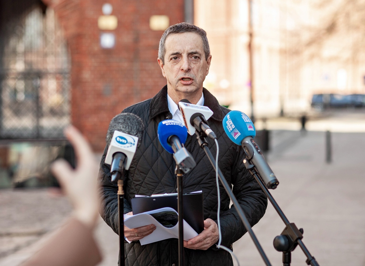 Elbląg, Senator KO Jerzy Wcisła przekonywał o konieczności podpisania ustawy o SAFE