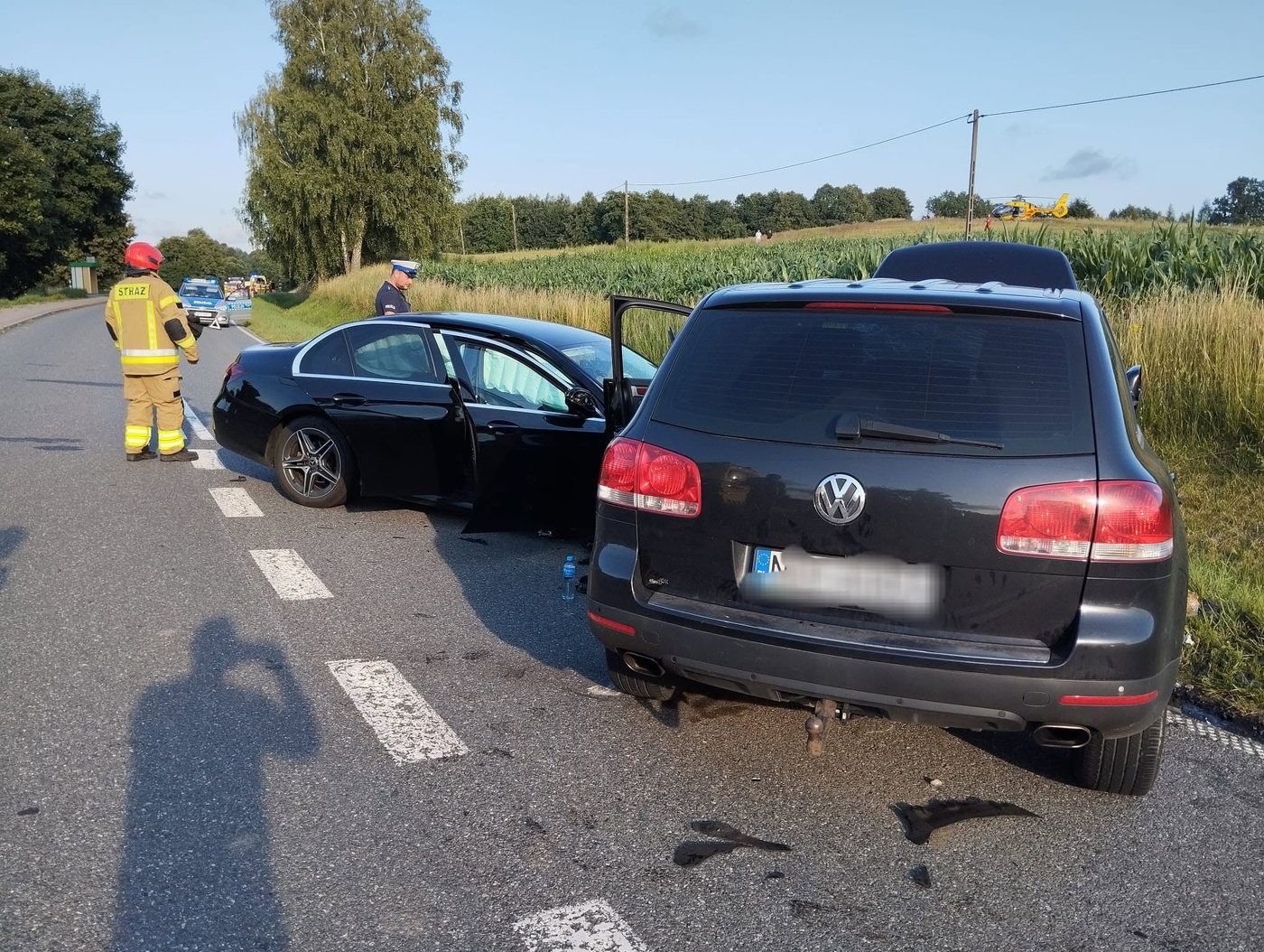 Elbląg, Sześć osób w szpitalu po wypadku w Bielicy