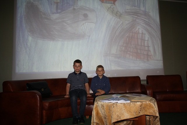 Elbląg, Borys Jakubschon (z prawej) z bratem