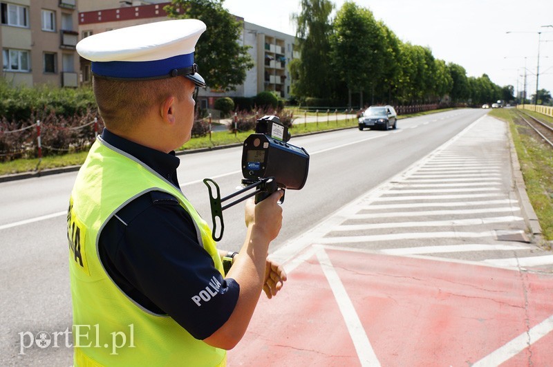 Elbląg, Kontrola prędkości na ul. Płk. Dąbka