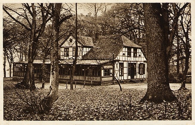 Elbląg, Tak wyglądał budynek gospody przy Łęczyckiej, Dziś w tym miejscu znajduje się prywatna willa