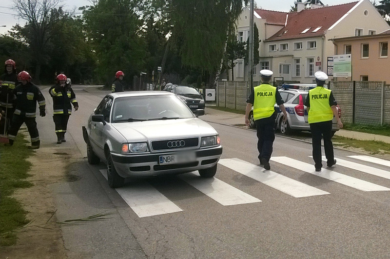 Elbląg, Uderzył w audi i uciekł. Już został zatrzymany