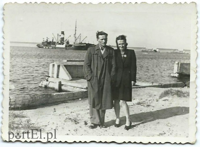 Elbląg, Stefan Skrzyszowski i Wanda, lata 40. XX wieku