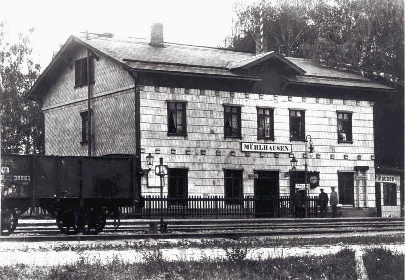 Elbląg, Dworzec kolejowy w Młynarach przed wojną