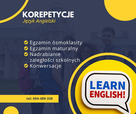 Elbląg 📚 Korepetycje z języka angielskiego 🇬🇧