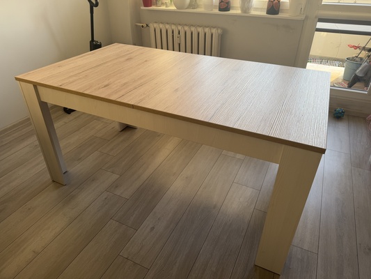 Elbląg Sprzedam nowy stół rozkładany o wymiarach 160-200x 90