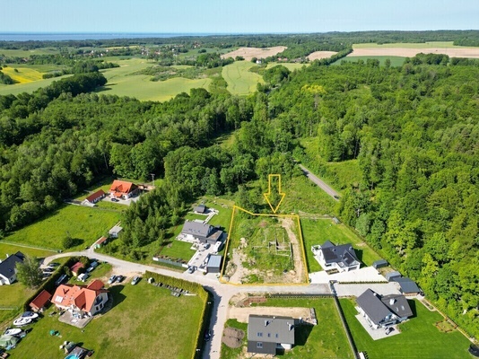 Elbląg NIERUCHOMOŚCI ANNA KRASZEWSKA  Działka pod zabudowę jednorodzinną w Krasnym Lesie  ul. Lema 