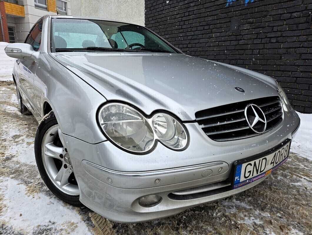 Elbląg Mercedes CLK 1,8Kompresor&nbsp; 164KM 2004Rok Bardzo Dobry Stan Techniczny Automatyczna Skrzynia-Klimatyzacja