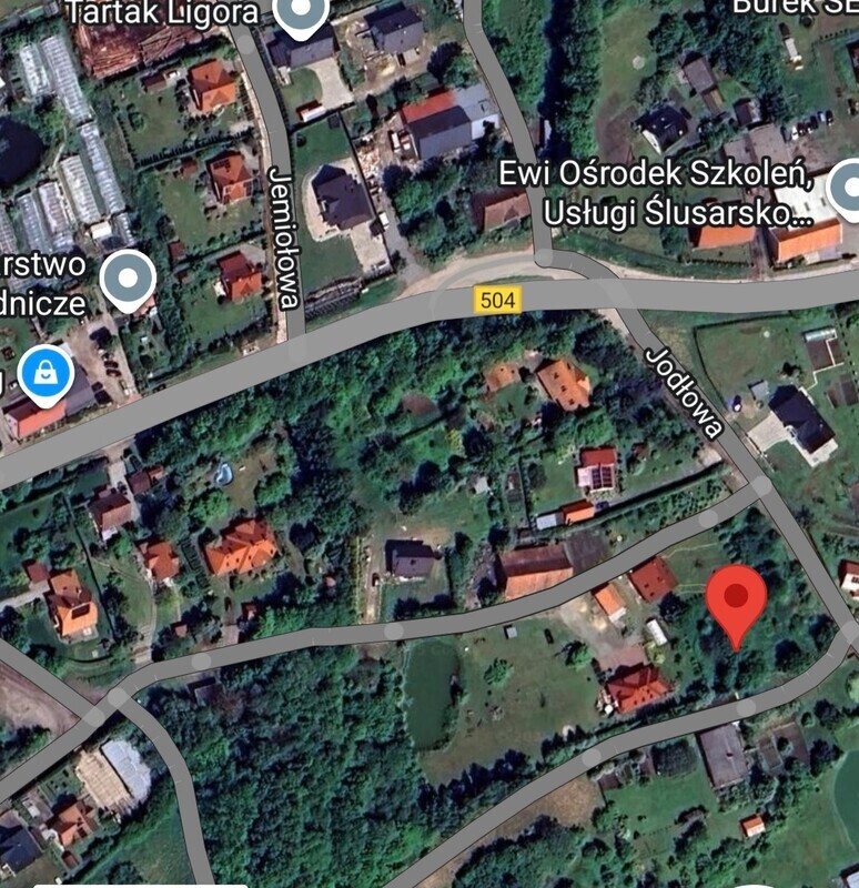 Elbląg Sprzedam działkę w Elblągu, ul. Jodłowa 1536m, dobry dojazd, w mieście przy Bażantarni, osiedle Dąbrowa. Media