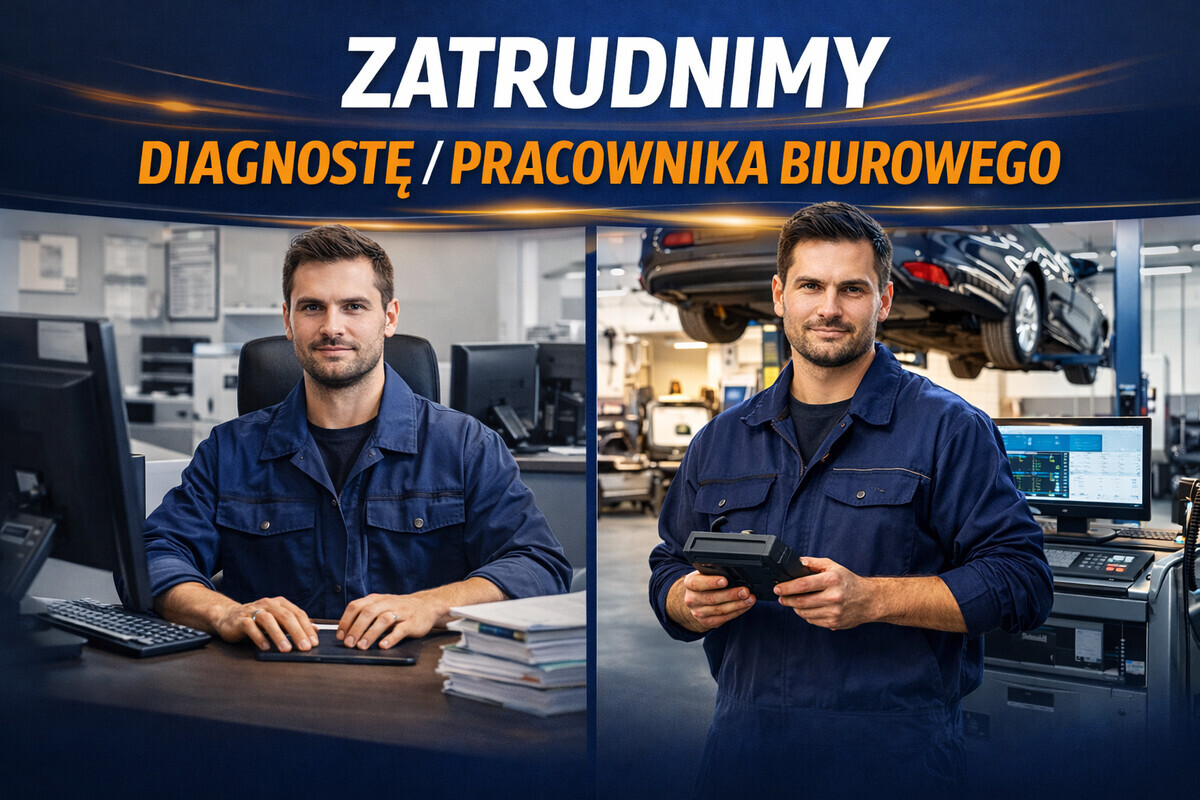 Elbląg Firma Auto-Kalinka Poszukuje kandydatów na stanowisko Diagnosty samochodowego z uprawnieniami.