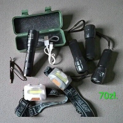 Elbląg Latarki LED. - 60zł
Iphone 12 - 600zł.