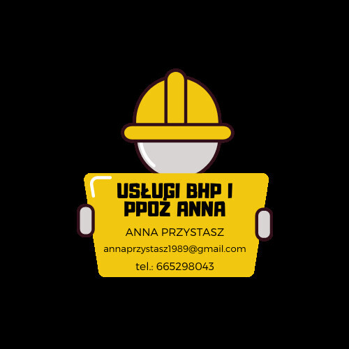 Elbląg USŁUGI BHP I P. POŻ ANNA  mgr  inż. ANNA PRZYSTASZoferuje pełną kompleksową obsługę firm w zakresie