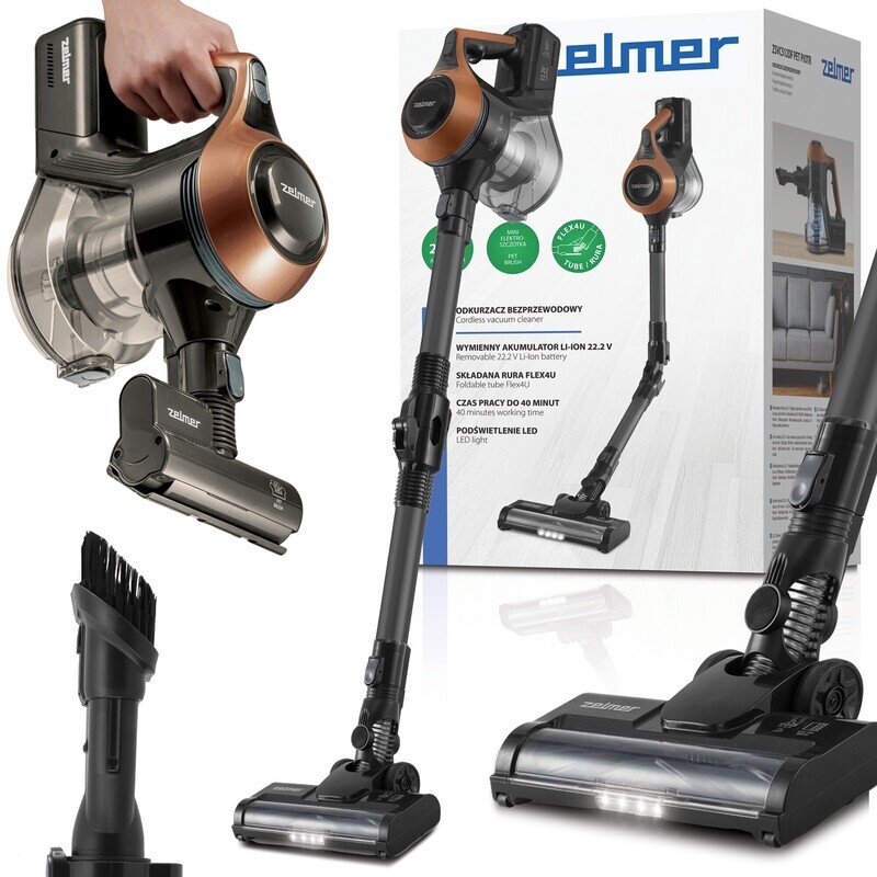 Elbląg Nowy ODKURZACZ PIONOWY ZELMER ZSVC512DF PET PIOTR.