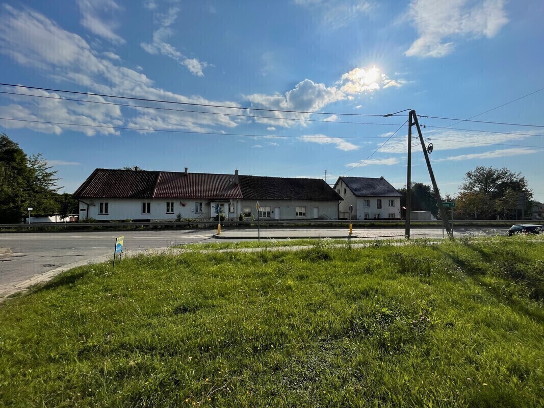 Elbląg Sprzedam budynek produkcyjno-usługowy – Milejewo, ul. Elbląska, przy drodze wojewódzkiej 504