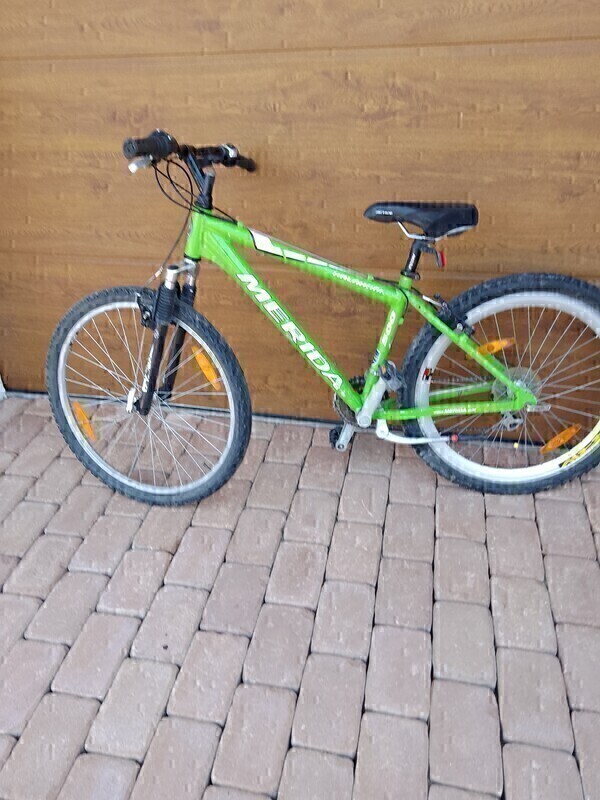 Elbląg Sprzedam rower Merida Kalahari 500,kolor limonka, koła 26 cal, w bardzo dobrym stanie