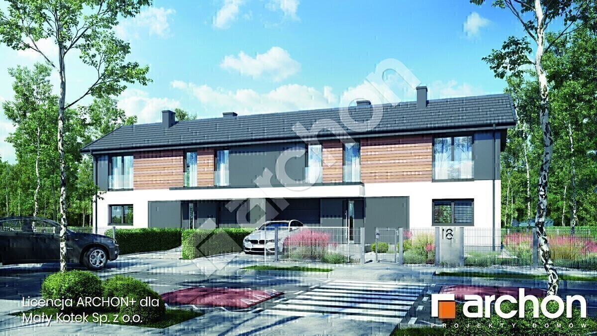 Elbląg 🏡 Dom deweloperski typu bliźniak w Gronowie Górnym 🏡Nowy, komfortowy dom bliźniak na sprzedaż w