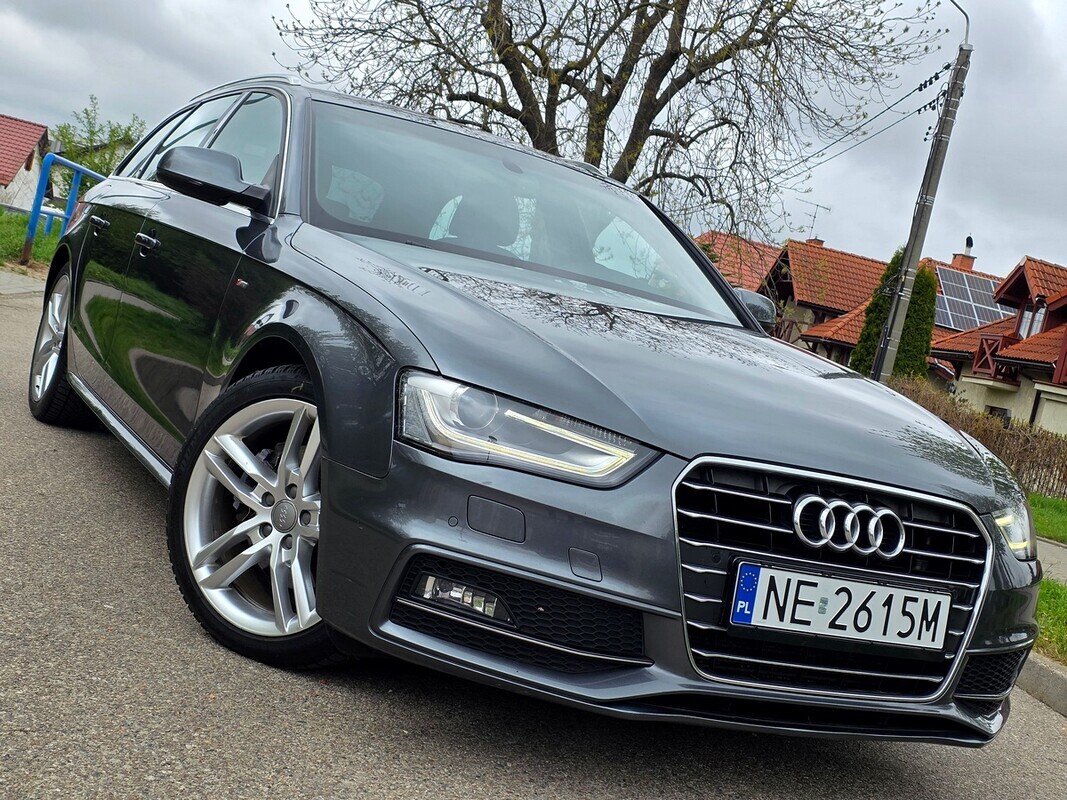 Elbląg Audi A4 3xSlineRok Produkcji X 2015Silnik :BenzynaLedy Bi-xenon Sportsize El. klapaZarejestrowany!