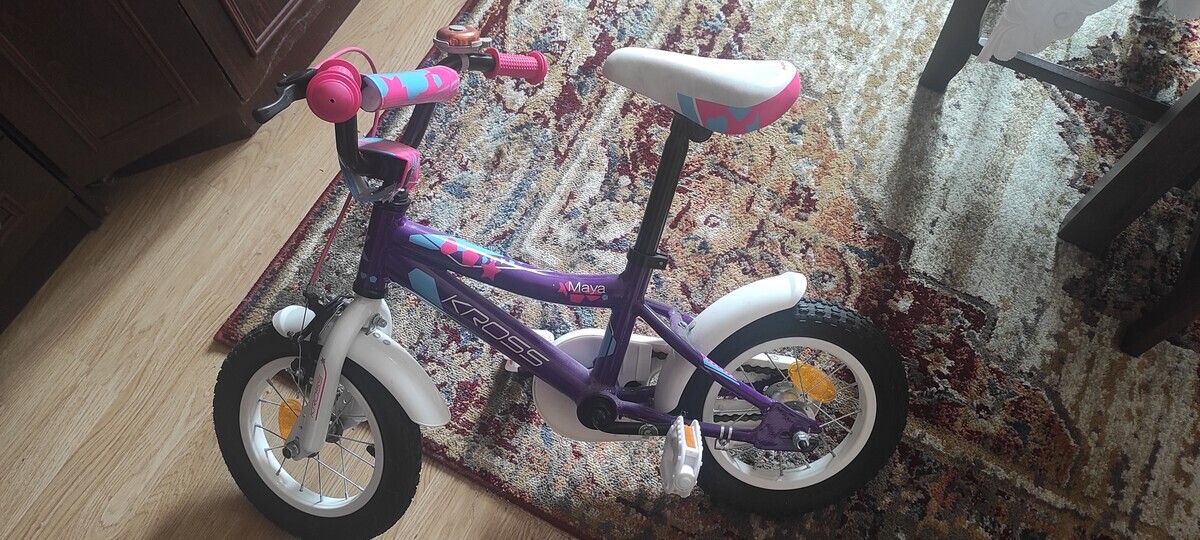 Elbląg Sprzedam rower dziecięcy cross Maya stan idealny w komplecie znajdują się kółka boczne polecam. .