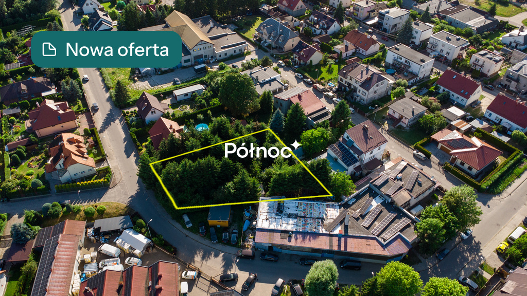 Elbląg PÓŁNOC NIERUCHOMOŚCISprzedam działkę - Elbląg, Klonowa. Na sprzedaż atrakcyjna działka budowlana położona