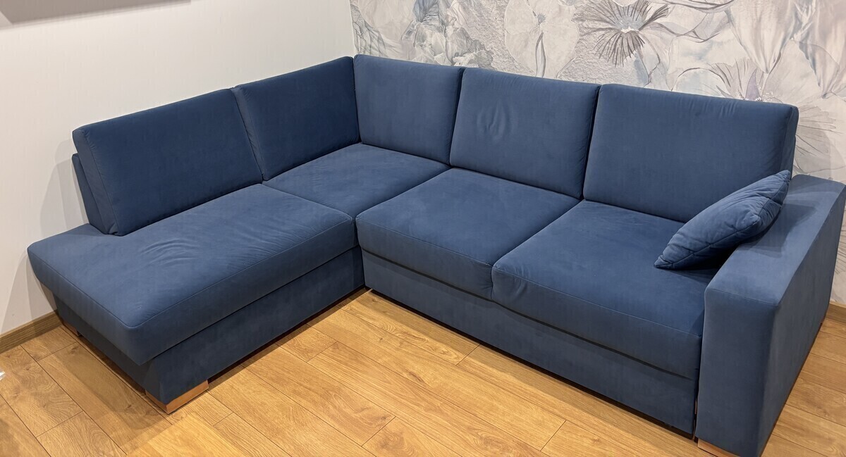 Elbląg Sprzedam kanapę z funkcją spania, kupiona w 04.2022r. w Sonik Meble. Wymiary 260x97x185,wymiary po rozłożeniu