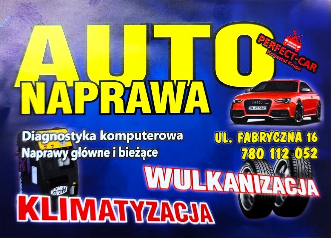 Elbląg Perfect-Car Krzysztof Krupa Fabryczna 16 780-112-052 Zatrudnię Samodzielnego Mechanika z Doświadczeniem 