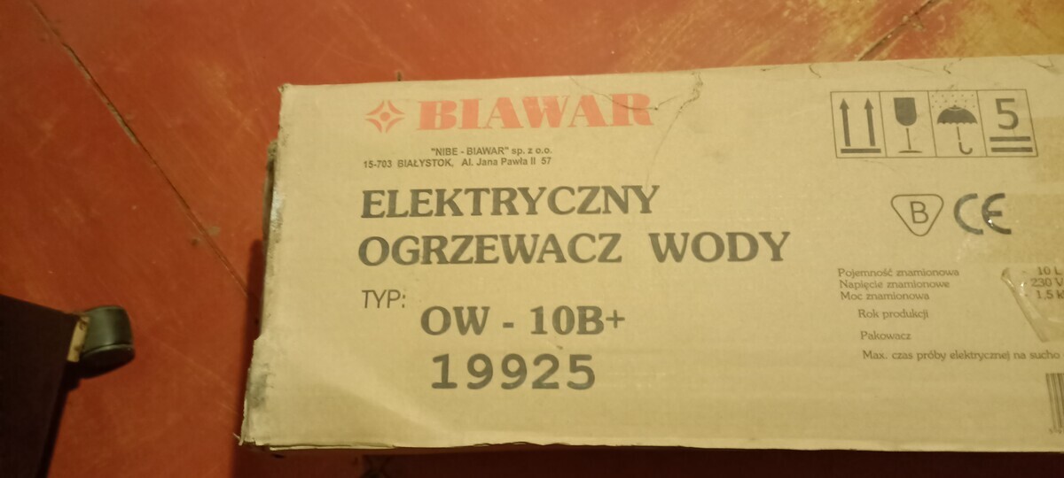 Elbląg Sprzedam elektryczny podgrzewacz wody