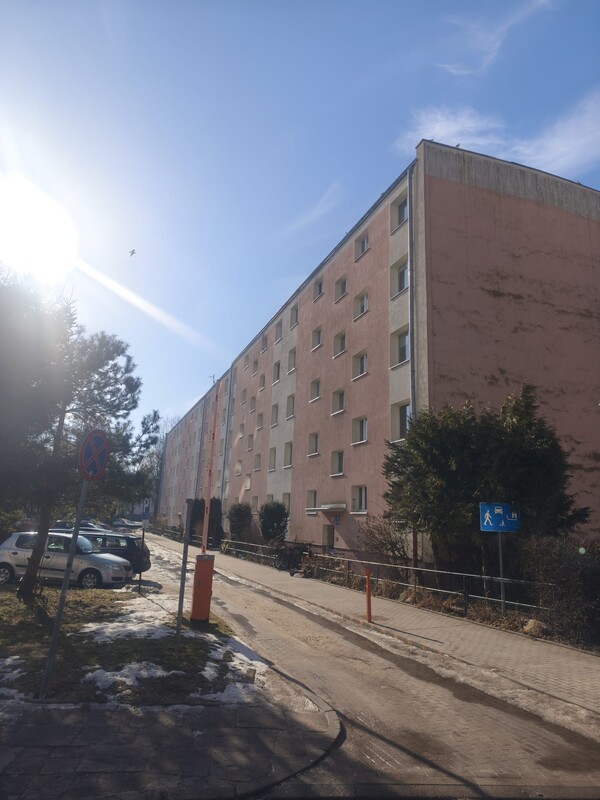 Elbląg Mieszkanie dwupokojowe 38 m przy ulicy Starowiejskiej 26.Blok czteropiętrowy, piwnica, parking ze szlabanem.