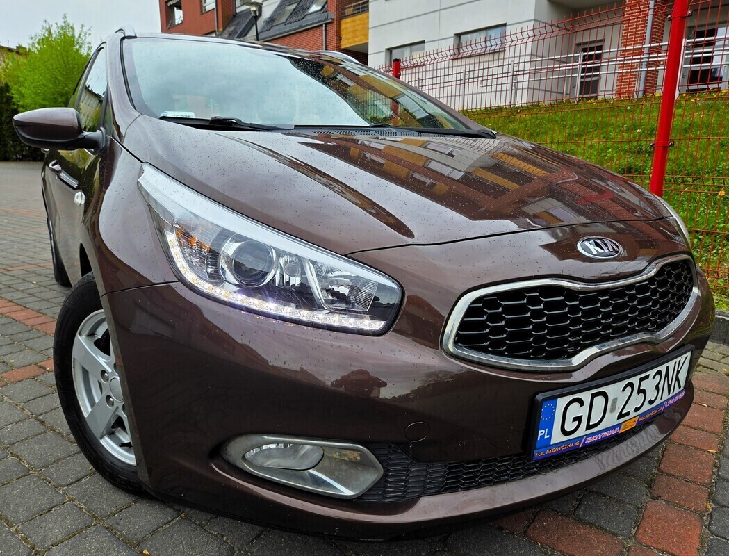 Elbląg KIA CEED 1,6Benzyna 135km 2015Rok Idealny Stan Bardzo Bogata Salon Polska-Ledy Wspomaganie Kierownicy Zestaw