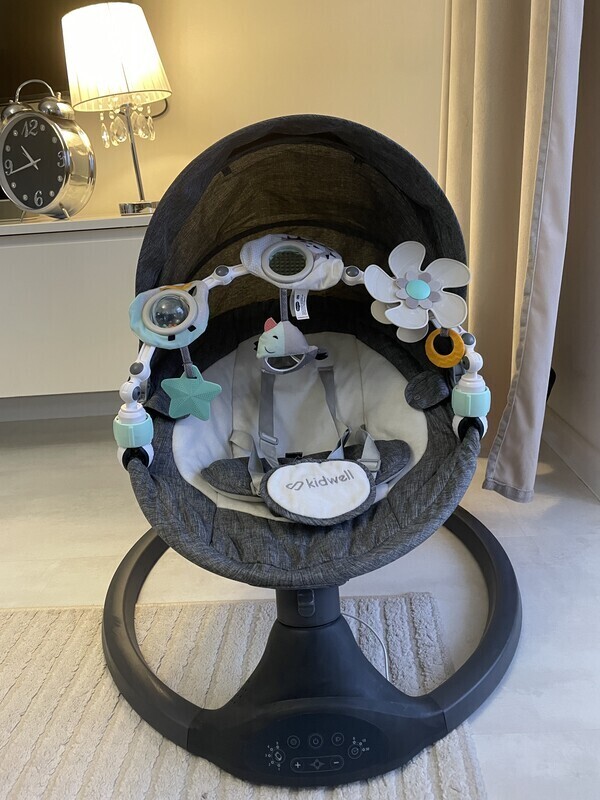 Elbląg Kidwell Bujaczek leżaczek elektryczny 2w1 &ndash; elektryczny bujaczek i leżaczek 2 w 1 dla niemowląt od